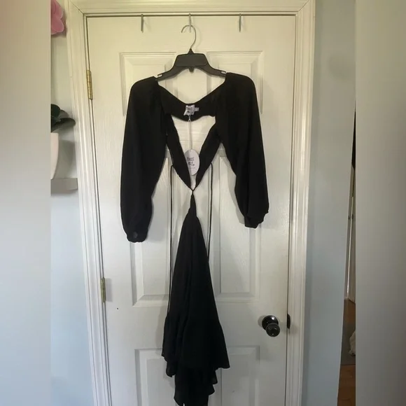 NATASHA MINI DRESS BLACK - Picture 7 of 7